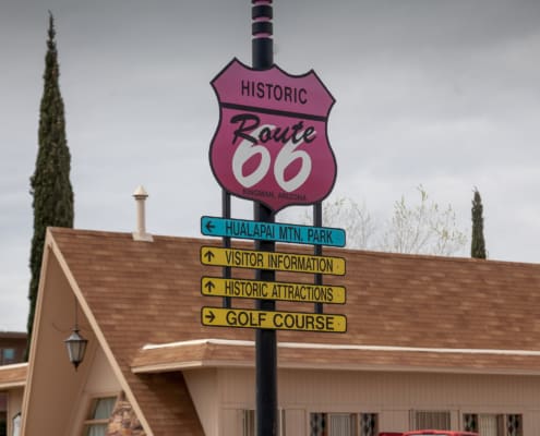 Touristenschilder Route 66